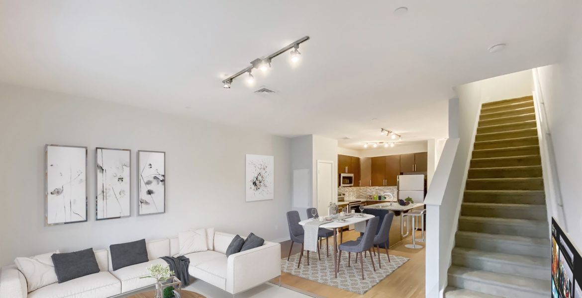 Full, first floor view of a Flats at 31 Brewerytown apartment